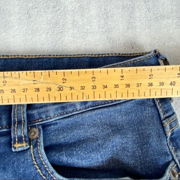 Old Navy Straight Leg Boys Blue Jeans Sz 16 Husky Adjustable Elastic Waist - Picture 5 of 11